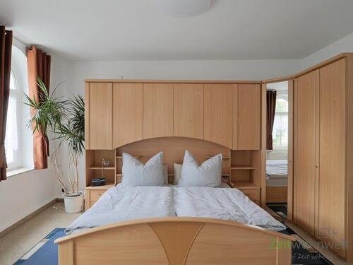 Blick ins Schlafzimmer - 2 Zimmer Etagenwohnung zur Miete in Chemnitz