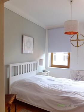 Blick ins Schlafzimmer - 2 Zimmer Etagenwohnung zur Miete in Dresden