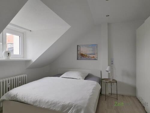 Blick ins Schlafzimmer - Etagenwohnung mit 52,00 m&sup2; in Kassel zur Miete