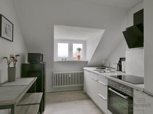 Blick in die Küche - 