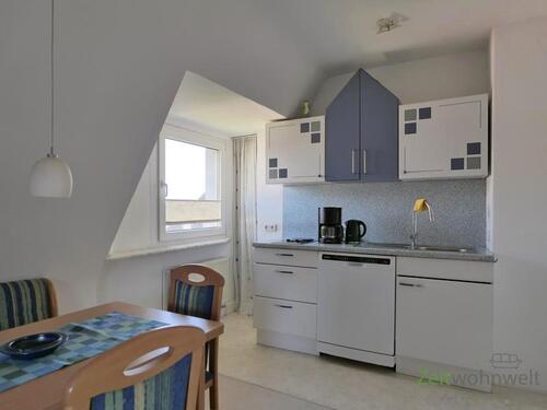 Blick in die Küche - 