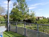 Balkonblick zum Garten - 