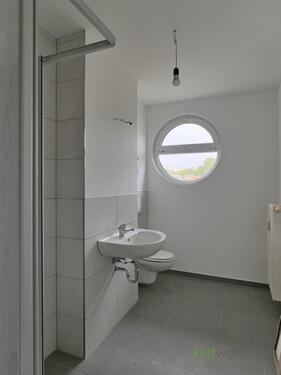 Blick ins neue Bad - 