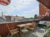 phantastischer Dachbalkon mit Grill - 