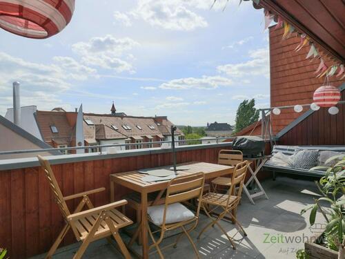 phantastischer Dachbalkon mit Grill - 