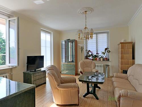 Wohnzimmer - (EF0795_M) Jena: Nord, Erstbezug in neu sanierte und neu möblierte Wohnung mit Balkon, Holzdielung, WLAN inklusive