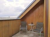 geschützter Dachbalkon - 