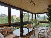 Ausblick vom Wintergarten - 