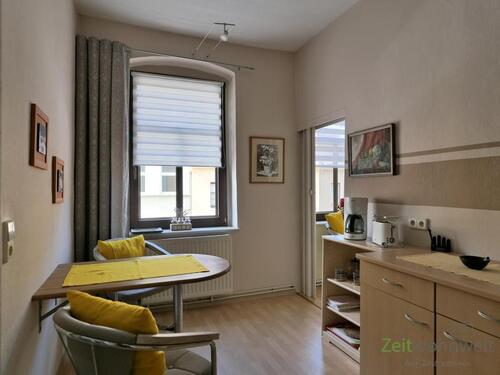 Küche mit Esstisch - Etagenwohnung mit 45,00 m&sup2; in Glauchau zur Miete
