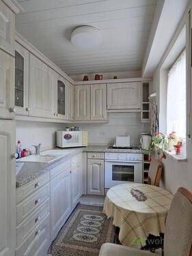 Blick in die Küche - 