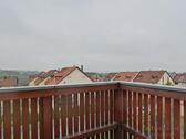 Balkonausblick bei Regenwetter - 