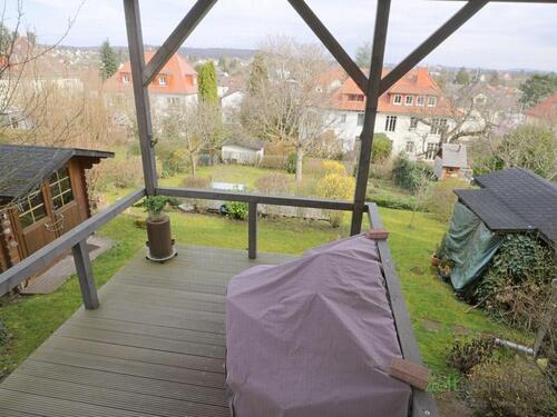 Blick auf die Terrasse - 