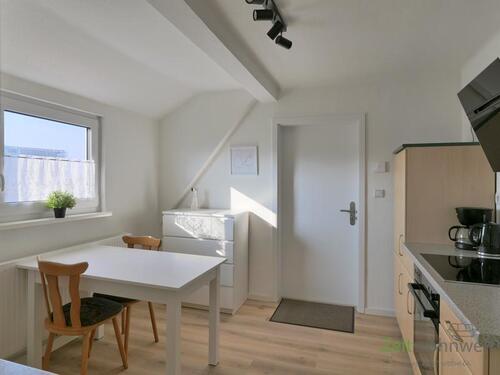 Blick in die Küche - 