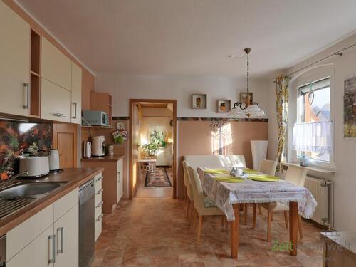 Blick in die Küche - 