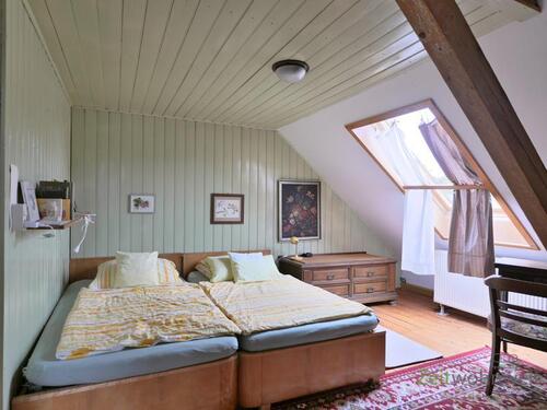 Blick ins Schlafzimmer - 