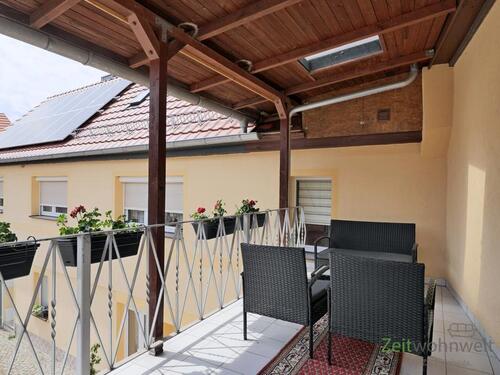 überdachter Balkon zum Innenhof - 