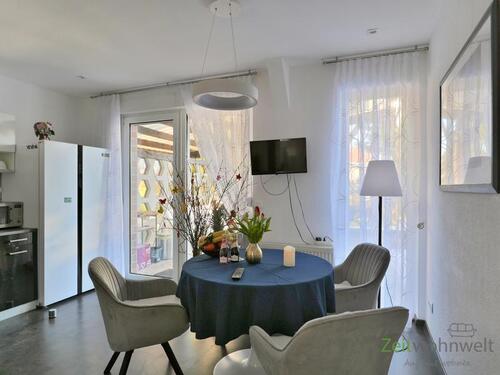 Blick in die Küche - 