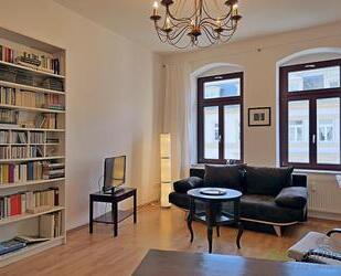 (EF0522_M) Dresden: Leipziger Vorstadt, möblierte 2-ZKB mit Parkett und ruhigem Sonnenbalkon, denkmalgeschütztes Haus