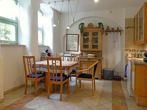 Kochen und Essen - (EF0444_M) Dresden: Südvorstadt-West, ruhige Souterrain-Villenwohnung mit Fußbodenheizung und Kamin, Terrasse, WLAN