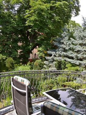 Blick vom Balkon - 3 Zimmer Etagenwohnung zur Miete in Dresden