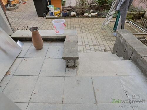 Außenterrasse noch im Bau - 