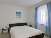 Doppelbett im Schlafzimmer - Etagenwohnung mit 60,00 m&sup2; in Ilmenau zur Miete