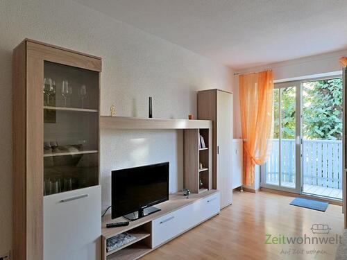 Schrankwand und TV - 1 Zimmer Etagenwohnung zur Miete in Dresden