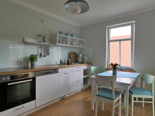 Blick in die Küche - 