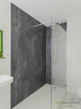 neue bodentiefe Dusche - 