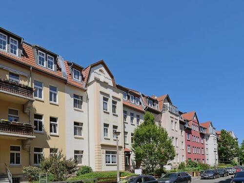 ruhige Wohngegend - (EF0834_M) Erfurt: Brühlervorstadt, möbliertes Apartment mit separater Wohnküche und ruhigem Balkon, WLAN inklusive