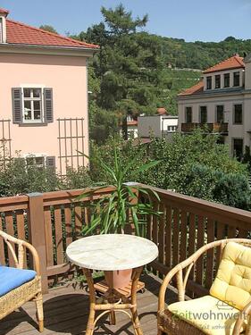 sonniger Balkon - 