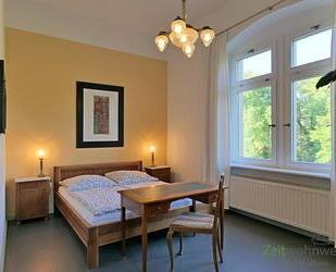 (EF0603_M) Dresden: Kleinzschachwitz, möbliertes Apartment mit großem Balkon in der Therese-Malten-Villa an der Elbe.