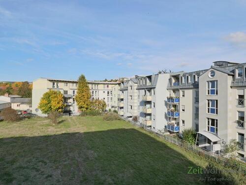 Blick vom Balkon - 2 Zimmer Etagenwohnung zur Miete in Meiningen