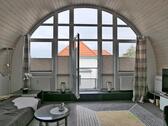 Blick in den Wohnraum - (EF1083_M) Erfurt: Löbervorstadt, möbl. exklusives Apartment in bevorzugter Wohnlage mit Klimaanlage und Balkon