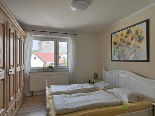 Blick ins Schlafzimmer - Etagenwohnung mit 88,00 m&sup2; in Waldkappel zur Miete