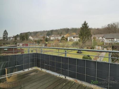 Balkonausblick im Februar - 