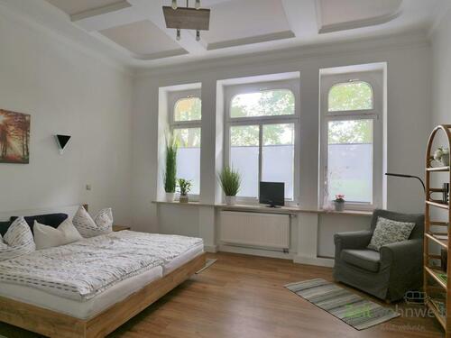 Blick ins Schlafzimmer - Etagenwohnung mit 79,00 m&sup2; in Gera zur Miete