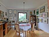 Blick von der Küche - (EF0831_M) Jena: Wenigenjena, kleines möbliertes Wohnhaus mit Garten und Wintergarten, WLAN inklusive
