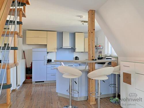 Blick zur Küche - 2 Zimmer Etagenwohnung in Dresden