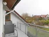 verregneter Novemberblick vom Balkon - 