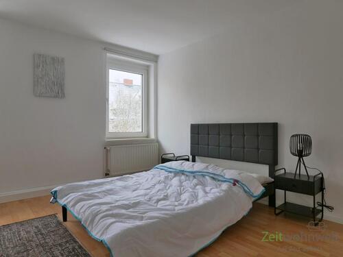 Blick ins Schlafzimmer - 2 Zimmer Etagenwohnung zur Miete in Kassel