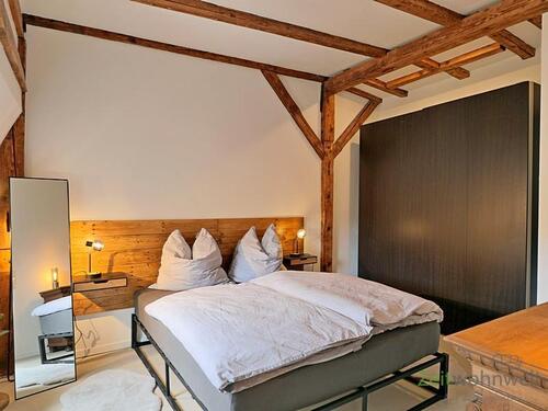 Blick ins Schlafzimmer - 