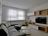 modernes Wohnzimmer - 2 Zimmer Etagenwohnung zur Miete in Erfurt