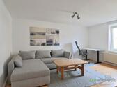 Blick ins Wohnzimmer - (EF1349_M) Kassel-Stadt: Bad Wilhelmshöhe, neu möblierte 2-Zimmer-Wohnung in einer Seitenstraße