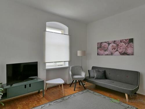 Sofa, Sessel und TV - 2 Zimmer Etagenwohnung zur Miete in Dresden