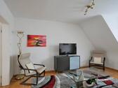 Blick ins Wohnzimmer - (EF0735_M) Erfurt: Daberstedt, großzügige, möblierte Wohnung im Erfurter 'Malerviertel', ruhige Wohnlage, WLAN inkl.