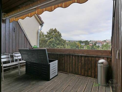 Blick vom Dachbalkon - 