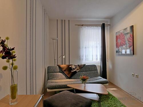 Wohnbereich - 1 Zimmer Etagenwohnung zur Miete in Jena