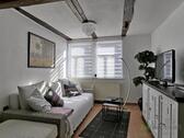 Blick in den Wohnbereich - (EF0958_M) Kassel-Landkreis: Niestetal, möblierte 2-Zimmer-Wohnung mit WLAN, Waschmaschine und Trockner