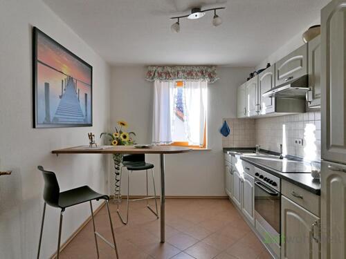 Blick in die Küche - 3 Zimmer Etagenwohnung in Nohra